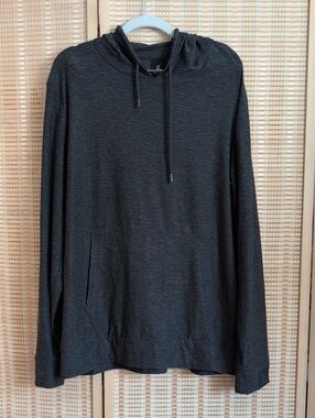Kyodan Athletic Hooded Long-Sleeve Shirt - Charcoal